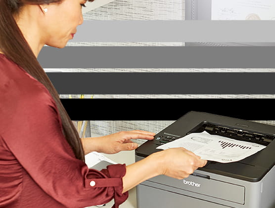 sharp prints with black and white laser printers