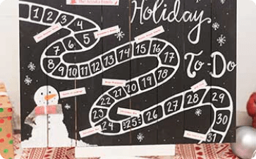 Holiday countdown to-do list